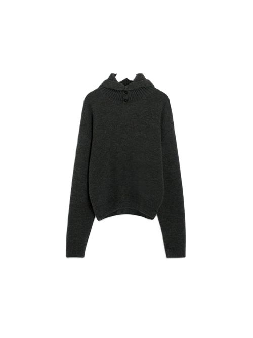 Dark Espresso Hooded Sweater Lemaire Lemaire | TO1475 LK1028BR507 DARK ESPRESSO